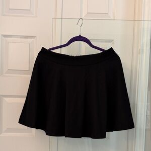 Alice + Olivia Classic Black Skater Skirt